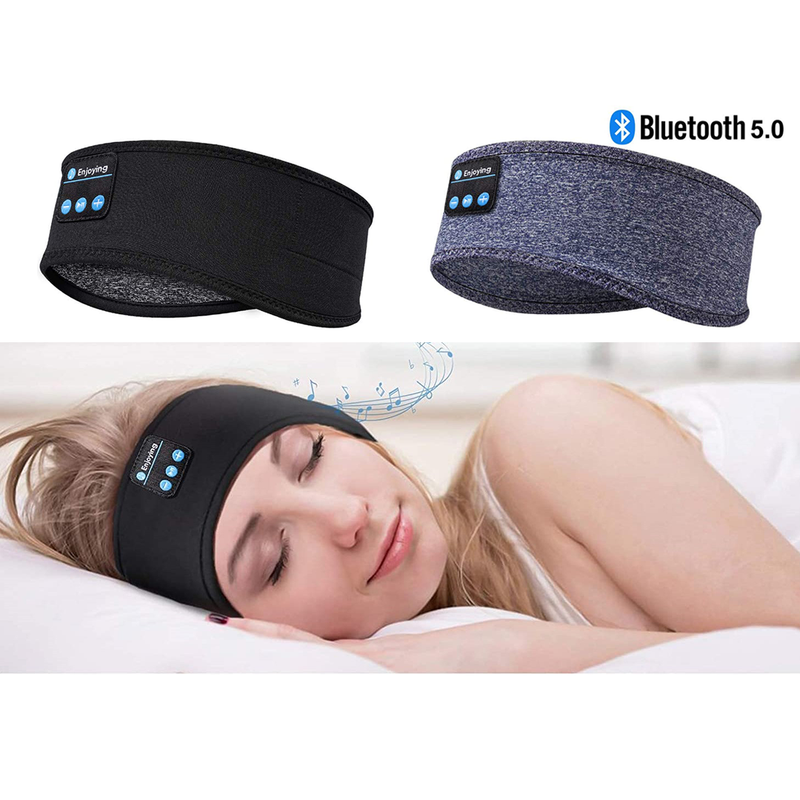 Diadema con Auriculares Bluetooth 5.0 para Deporte, Dormir, Yoga y más! - Miles Tendencias